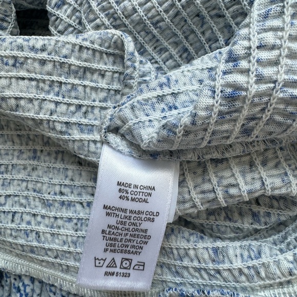 1. State Smocked Mini Dress in Harbor Waves - Picture 6 of 6